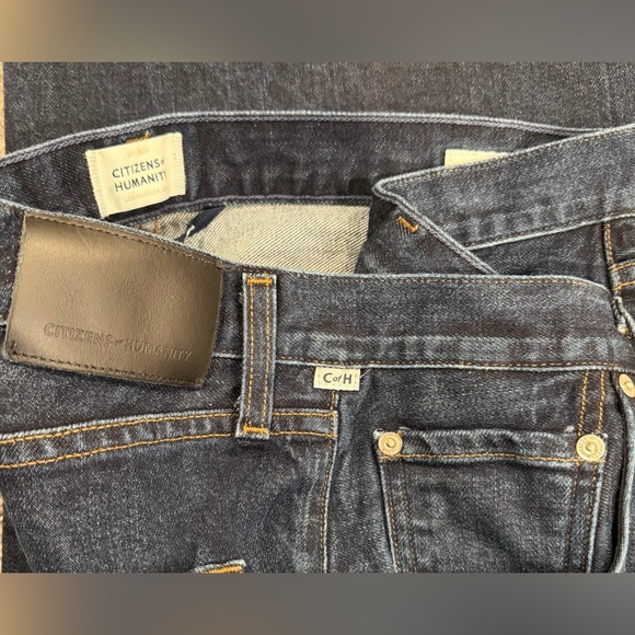 Citizens Of Humanity Ayla Baggy High Rise Wide Leg Jean Size 31 Dark Indigo - Picture 9 of 9